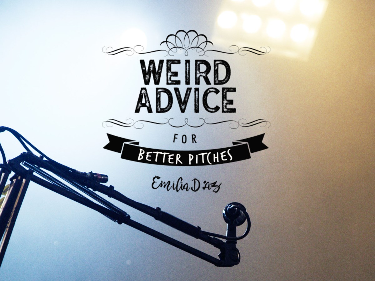 Weird advice for better pitches